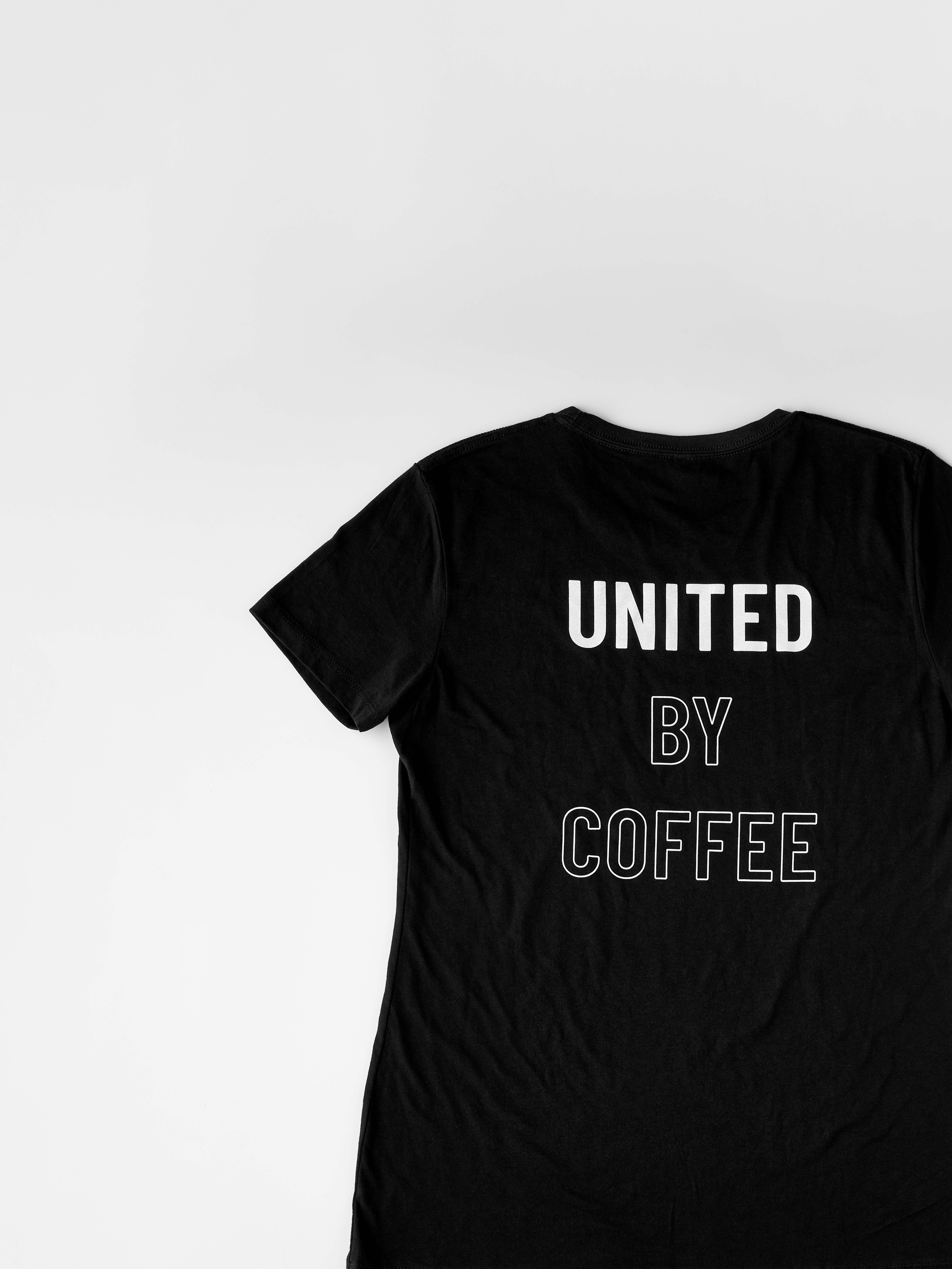 u3 coffee t-shirt – united by coffee logo