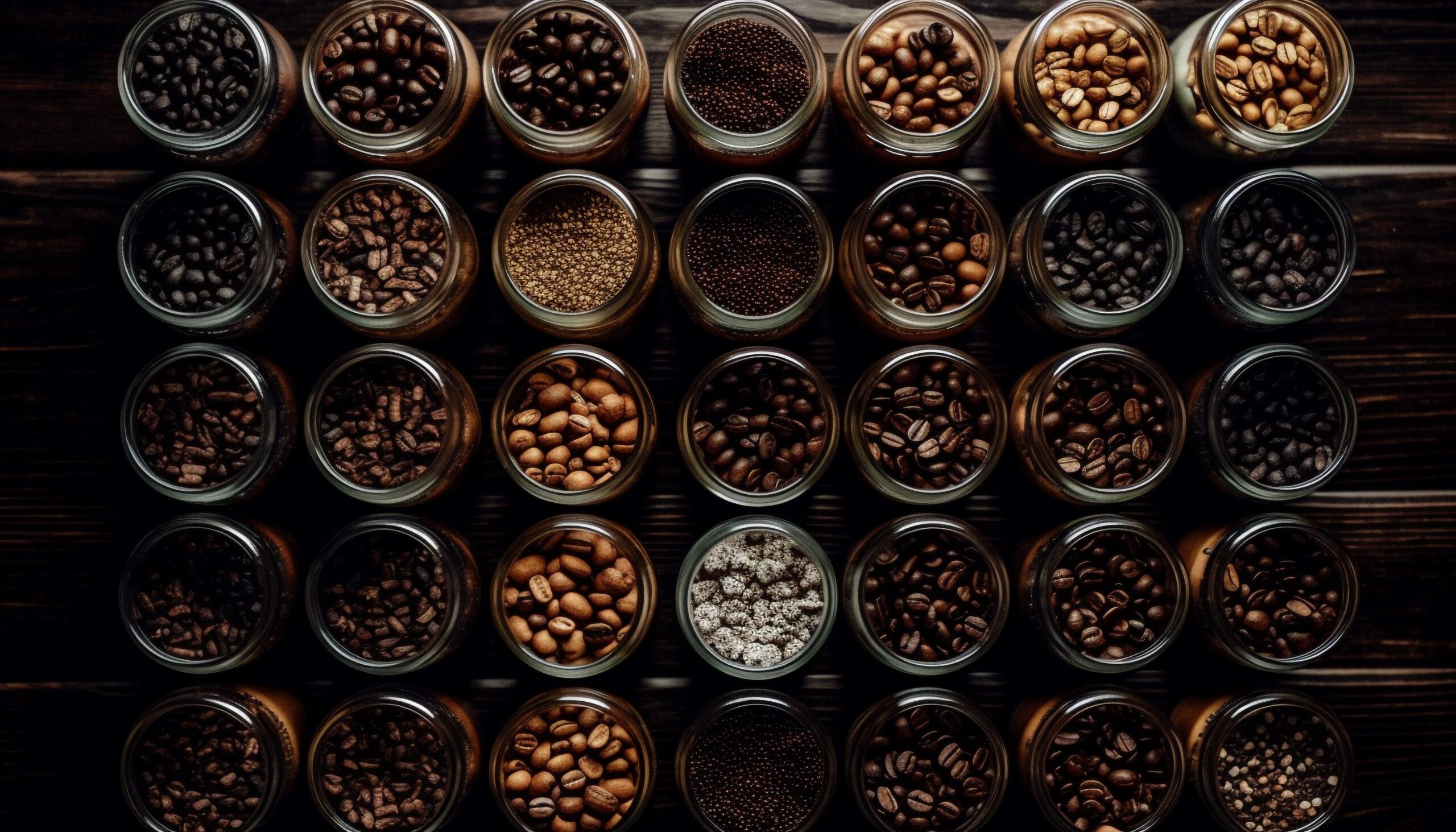 image of a variety of different coffee beans