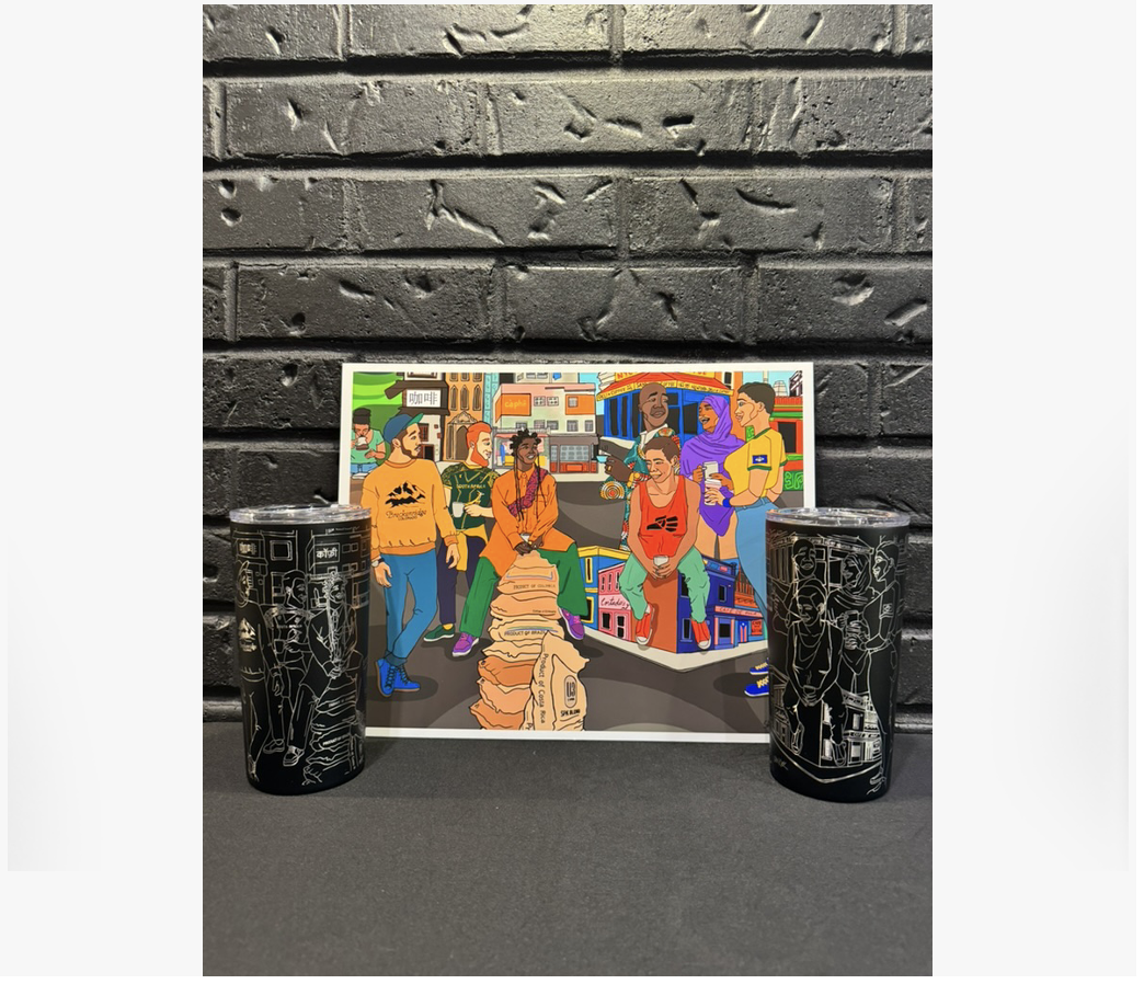 United By Coffee + Custom Etched Tumbler