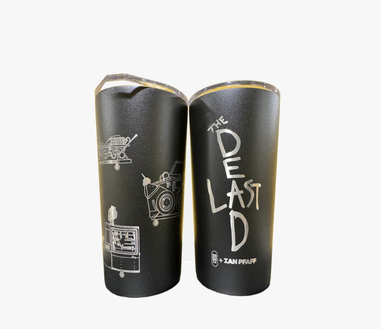 Limited Edition Etched Tumbler - The Dead Last Caskets 2021-25 - Ian Pfaff